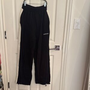 IETSFRANS black and white wide leg sweats